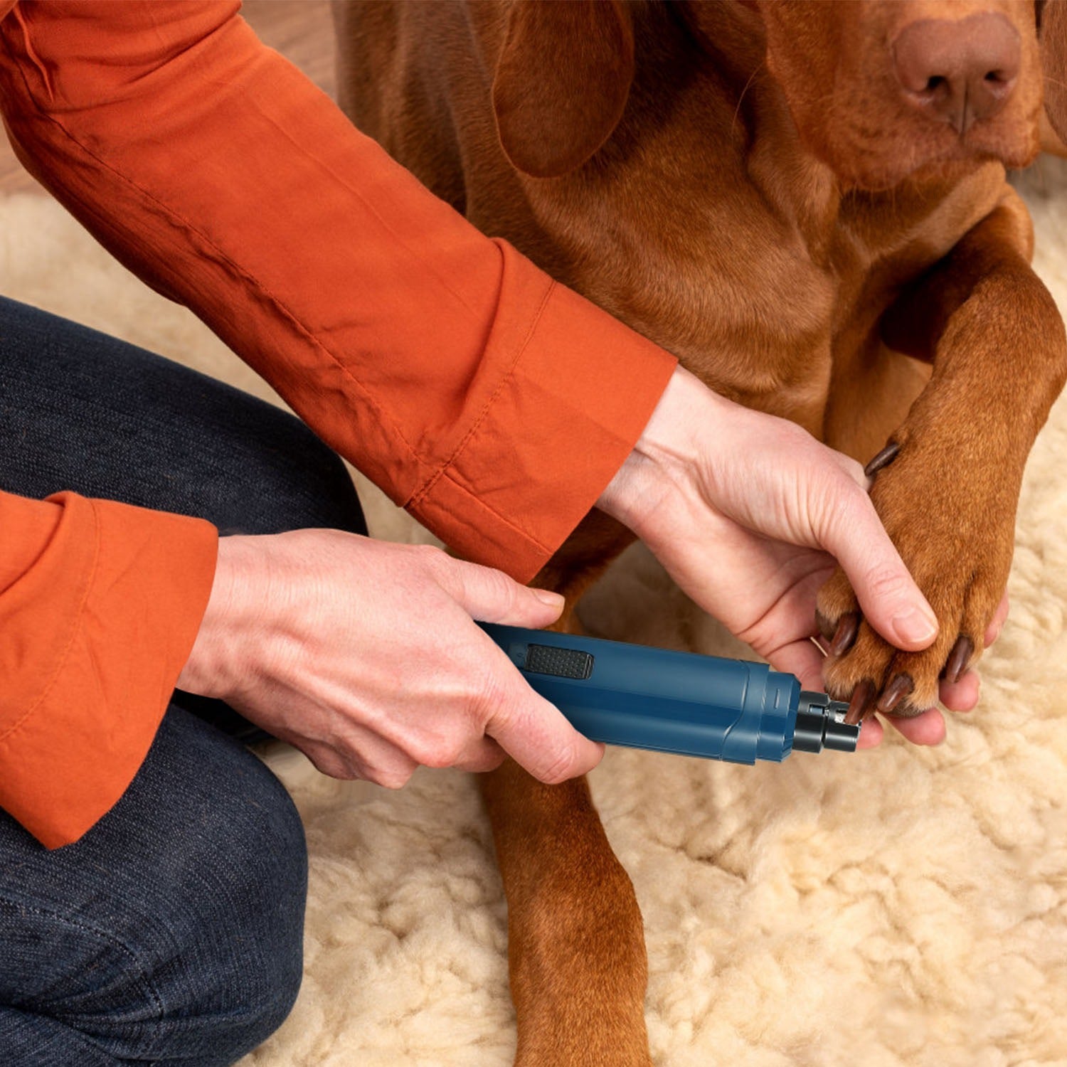 Quiet Electric Pet Nail Grinder for Cats & Dogs