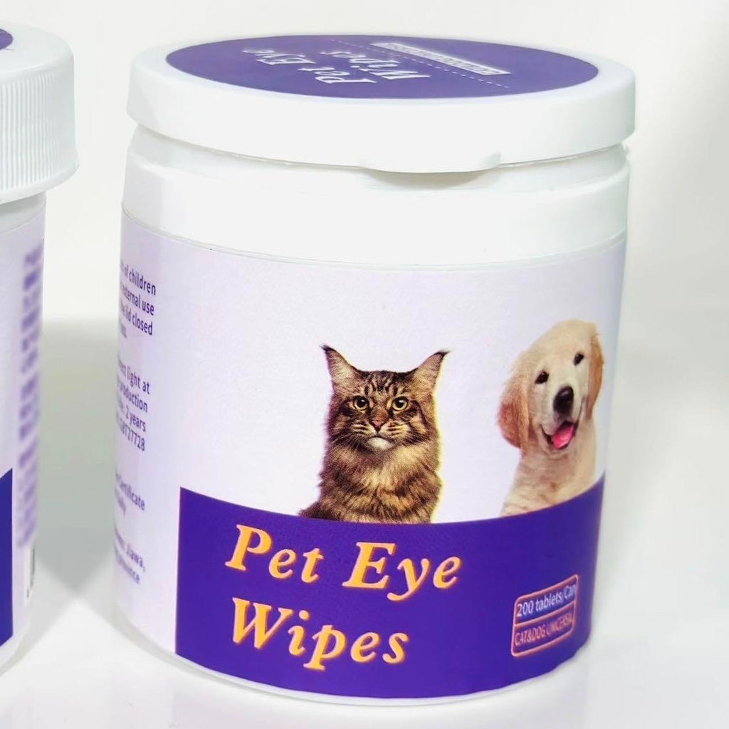 Pet Eye Cleaning Wipes for Dogs & Cats (200 Pack)
