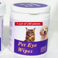 Pet Eye Cleaning Wipes for Dogs & Cats (200 Pack)