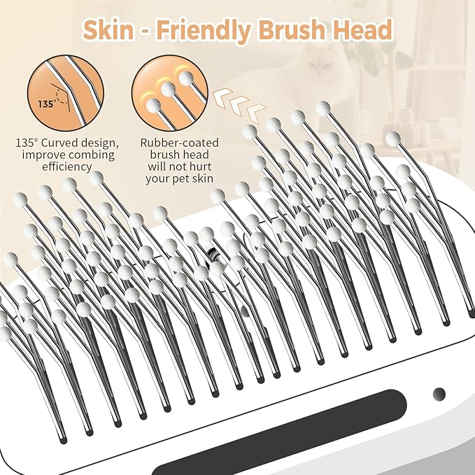 3-in-1 Pet Steam Brush | Electric Brush
