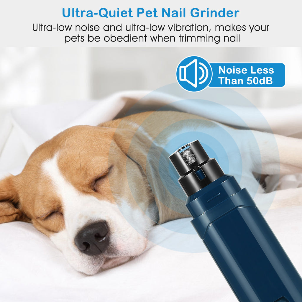 Quiet Electric Pet Nail Grinder for Cats & Dogs